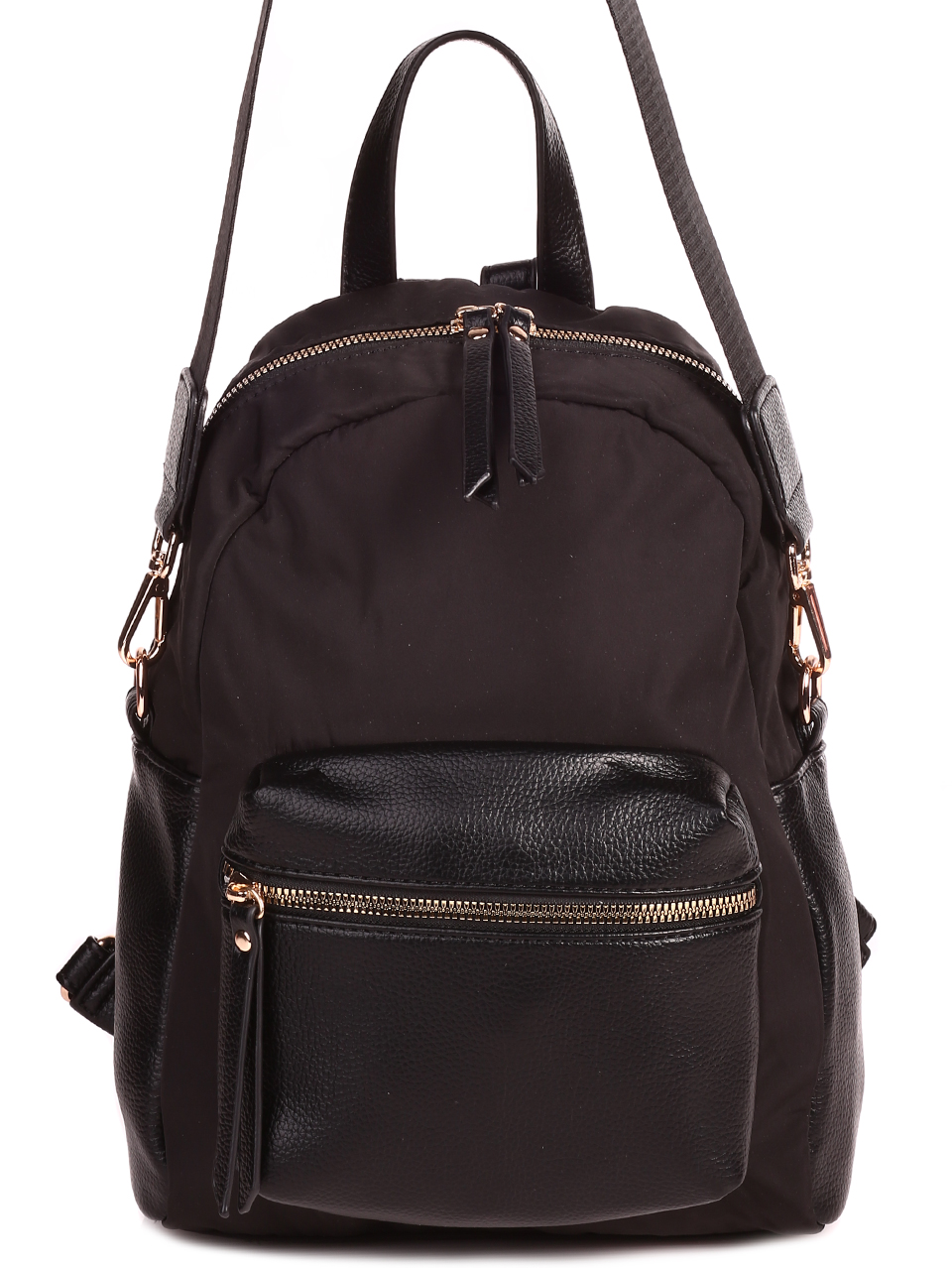 Дамска изчистена раница в черно 9Q-23081 black
