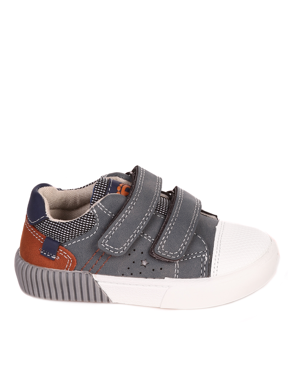 Комфортни детски обувки в синьо 297-047 dusty blue