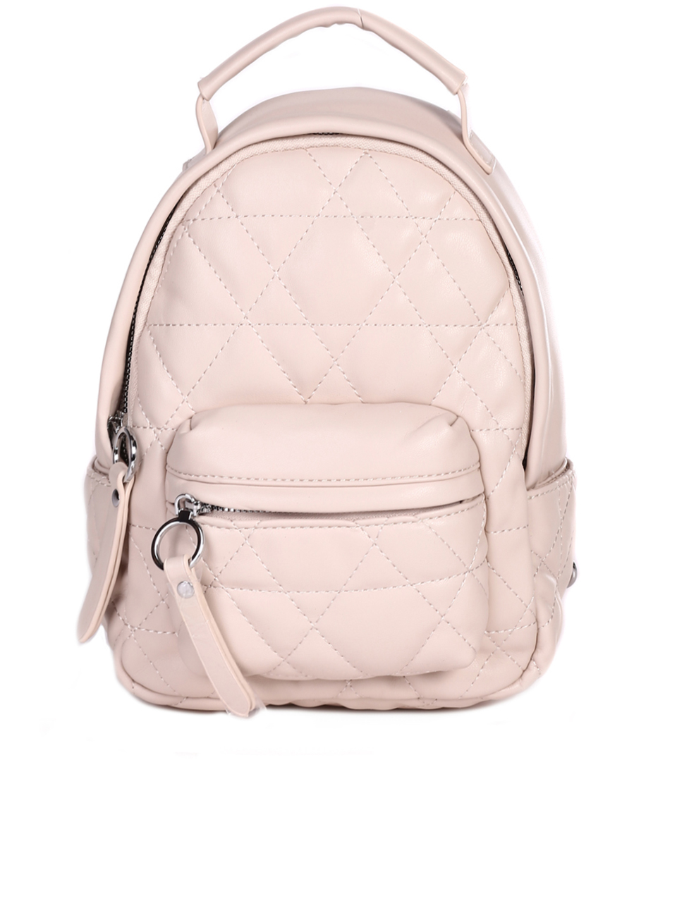 Дамска малка раничка в бежово 9Q-23068 white