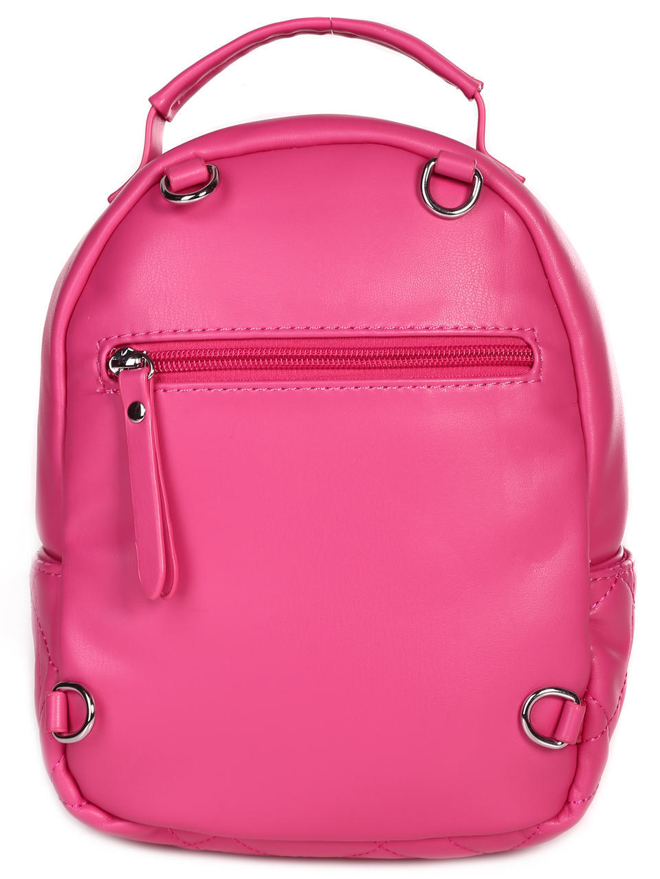 Дамска малка раничка в цвят фуксия 9Q-23068 coral