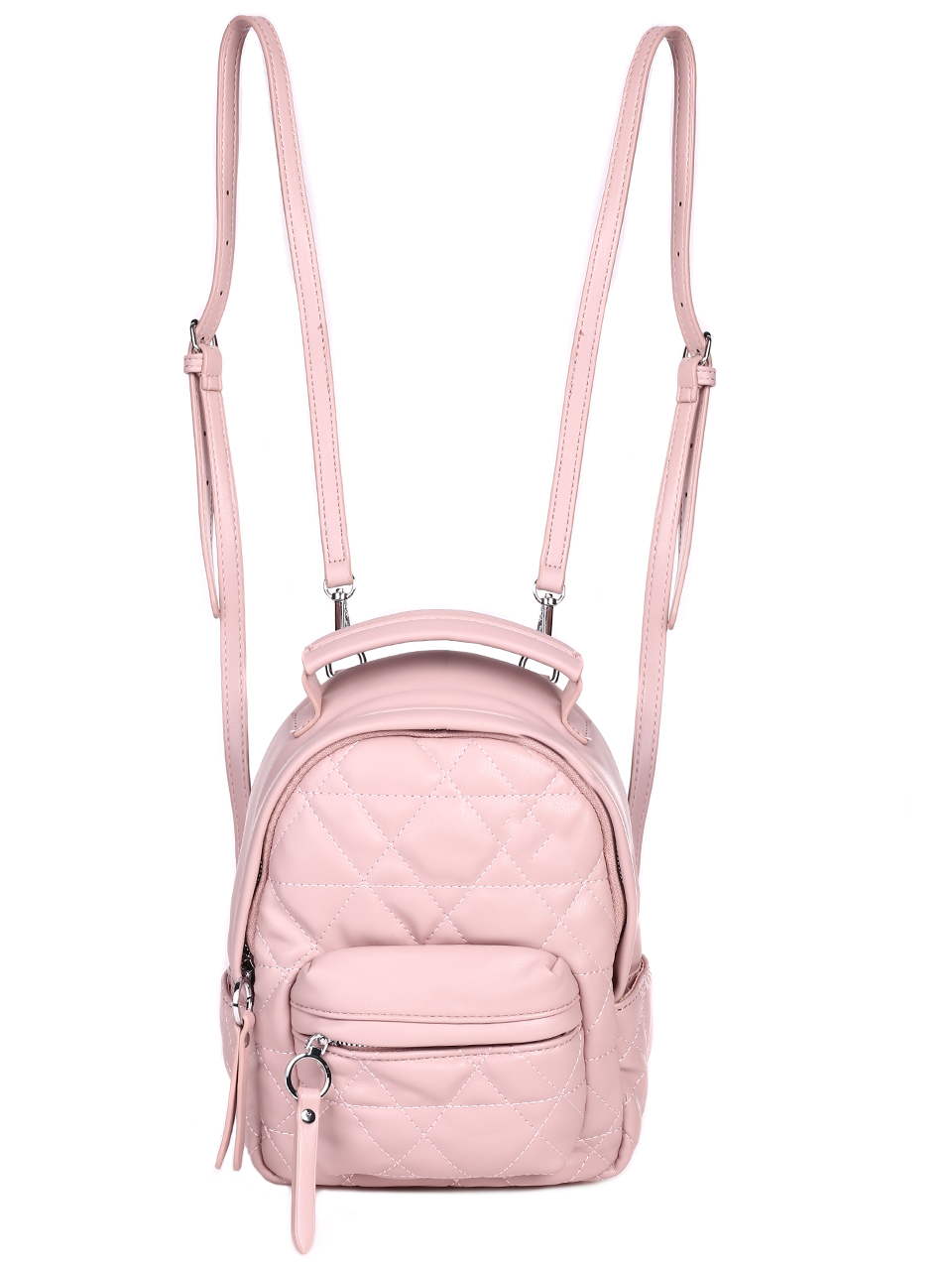 Дамска малка раничка в розово 9Q-23068 pink