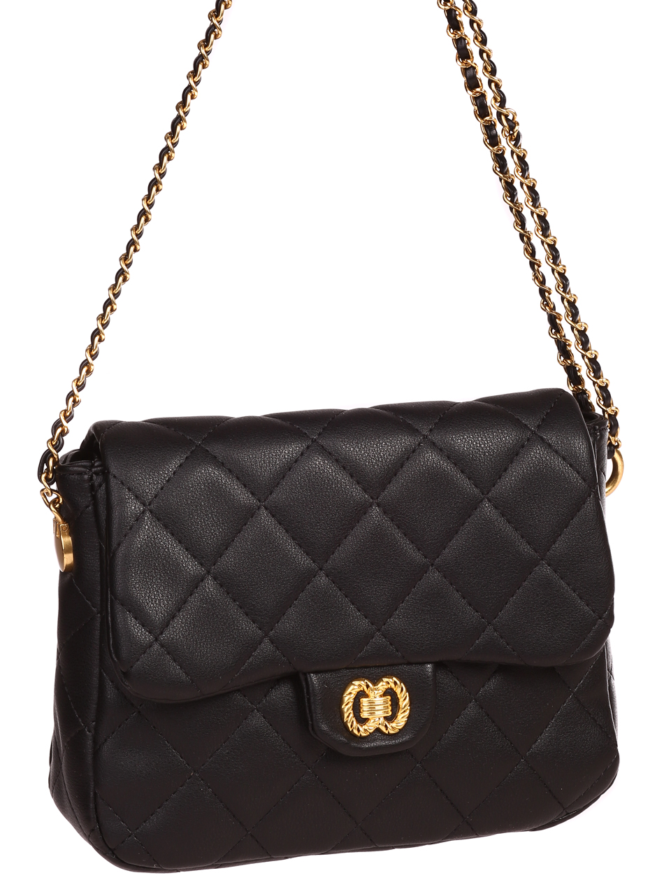 Дамска малка чанта в черно 9Q-23071 black