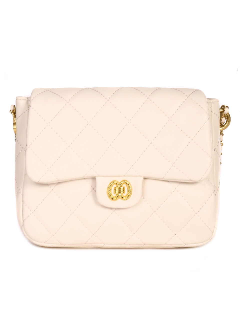 Дамска малка чанта в бежово 9Q-23071 off white