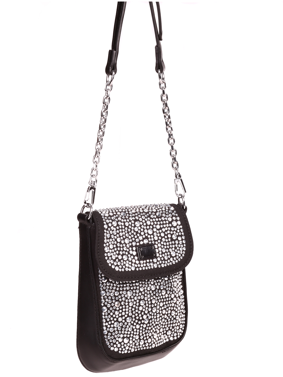 Малка чанта с декоративни камъни 9Q-23079 black