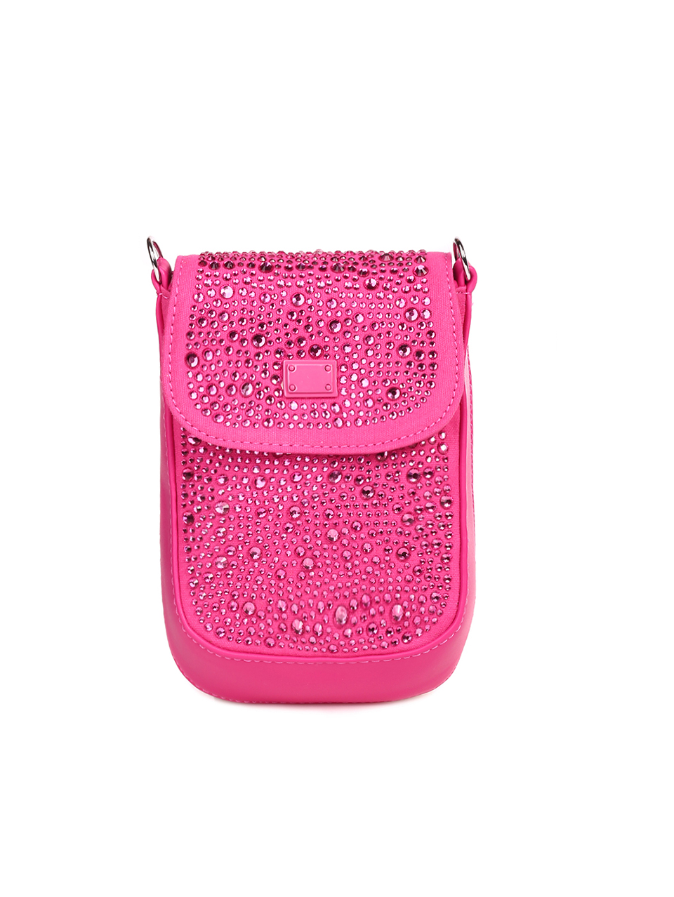 Малка чанта с декоративни камъни 9Q-23079 fuchsia