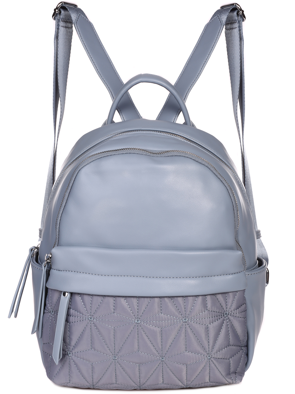 Ежедневна дамска раница с бродерия 9Q-23088 blue