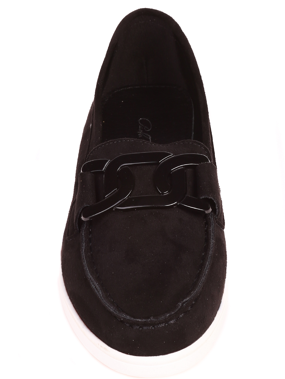 Дамски мокасини в черно 3M-23112 black