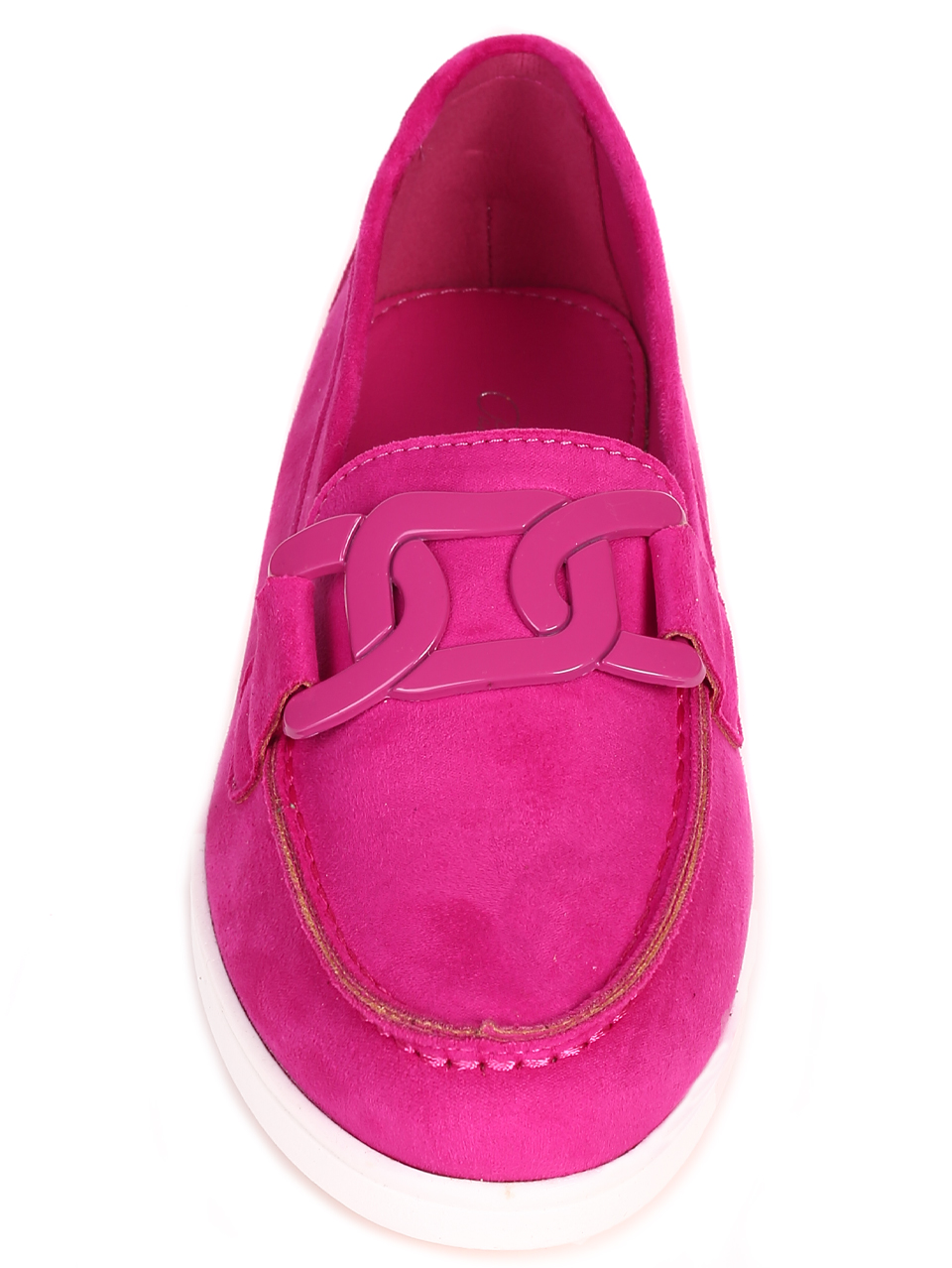 Дамски мокасини в цвят фуксия 3M-23112 fuchsia