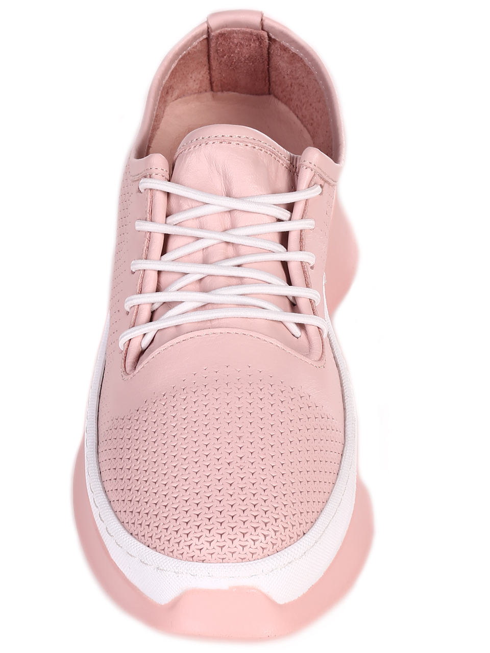 Ежедневни дамски комфортни обувки от естествена кожа 3AT-23282 pink