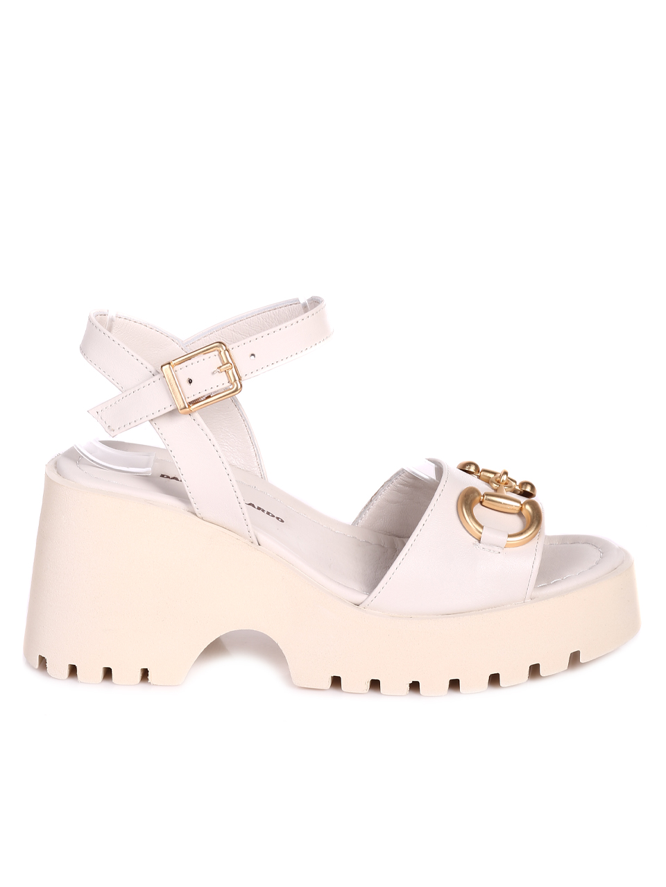Ежедневни дамски комфортни сандали от естествена кожа 4AT-23290 beige