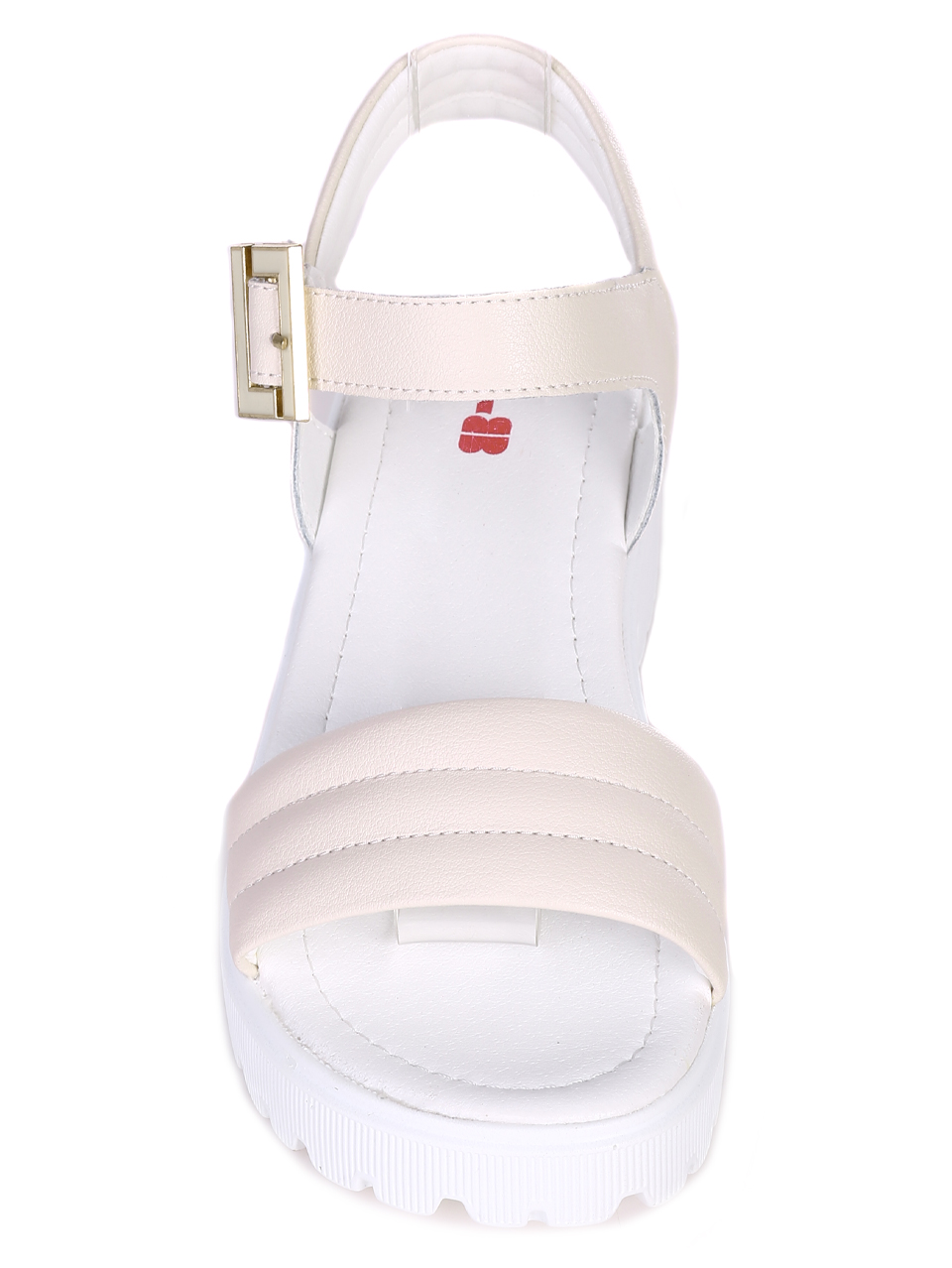 Ежедневни дамски сандали от естествена кожа 4AF-23138 beige