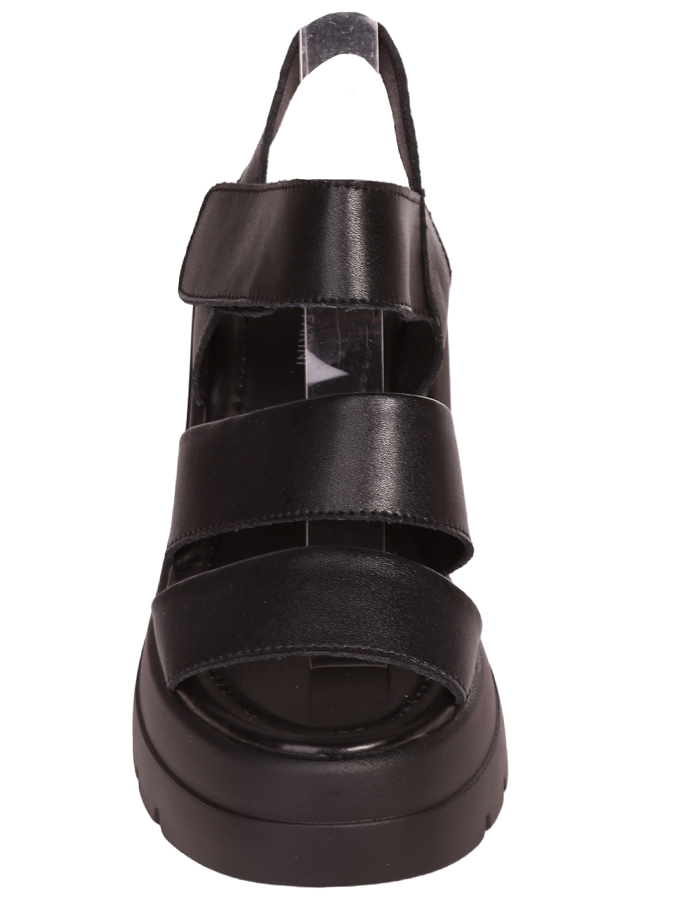 Ежедневни дамски сандали от естествена кожа в черно 4AF-23166 black