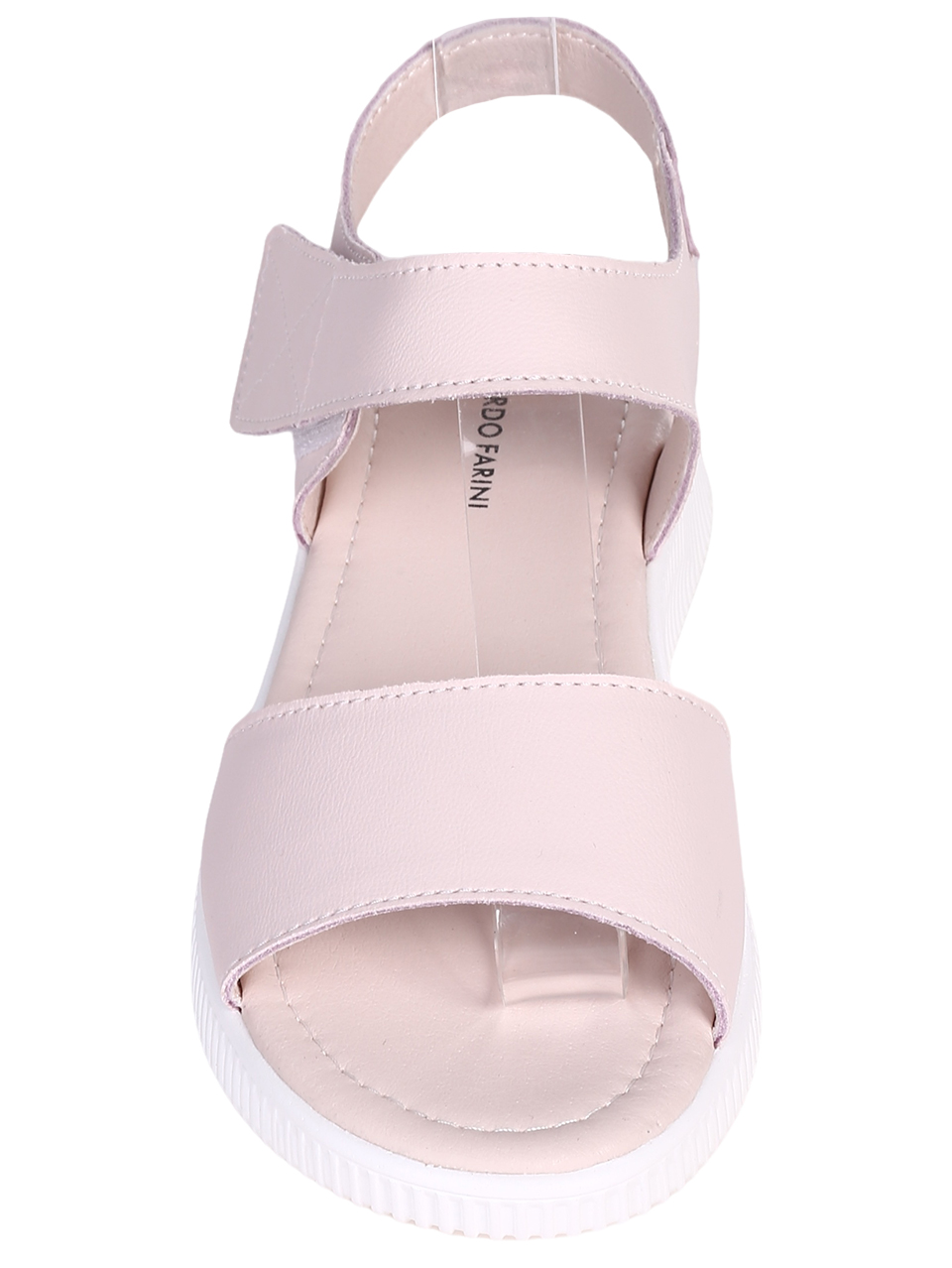 Ежедневни дамски сандали от естетвена кожа в розово 4AF-23168 pink