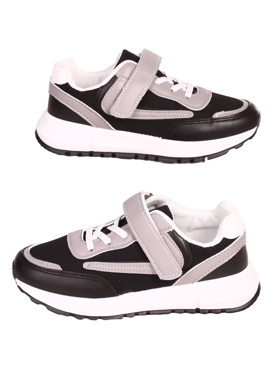 Ежедневни детски комфортни обувки 18U-23236 black/grey
