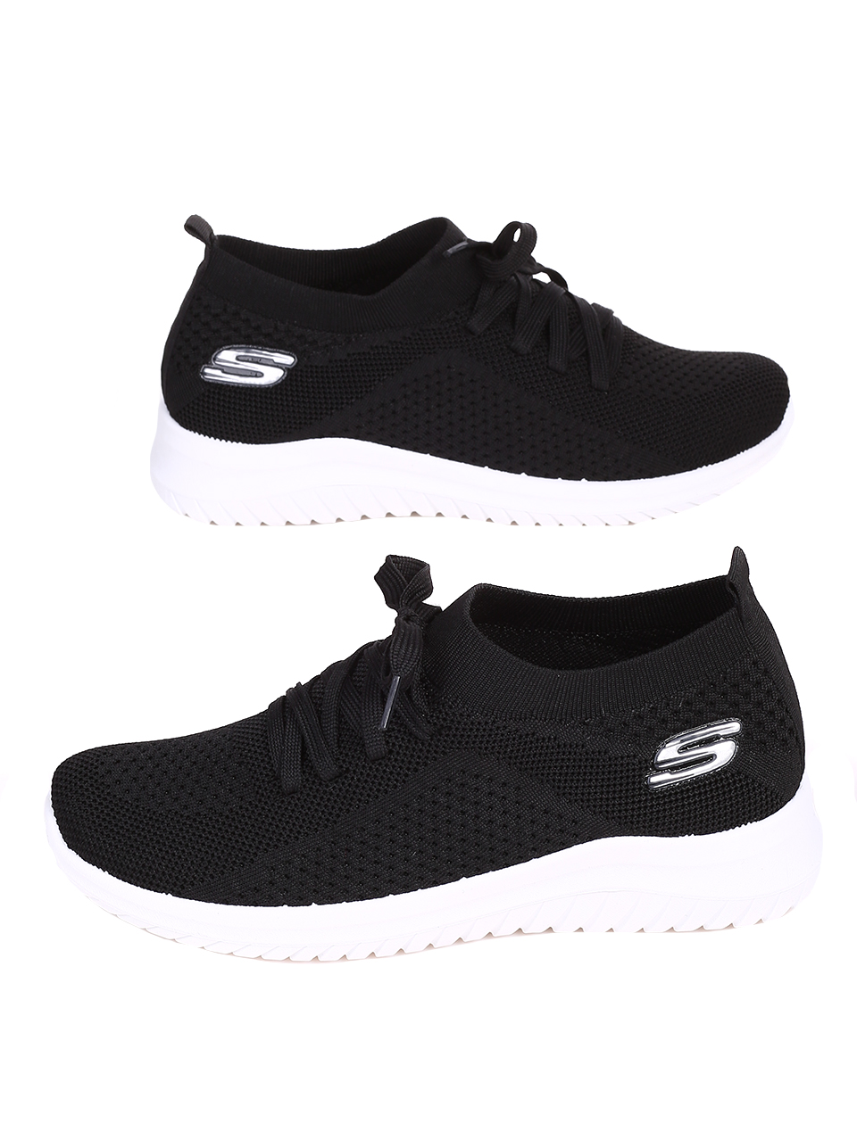Ежедневни мъжки обувки в черно 7U-23213 black