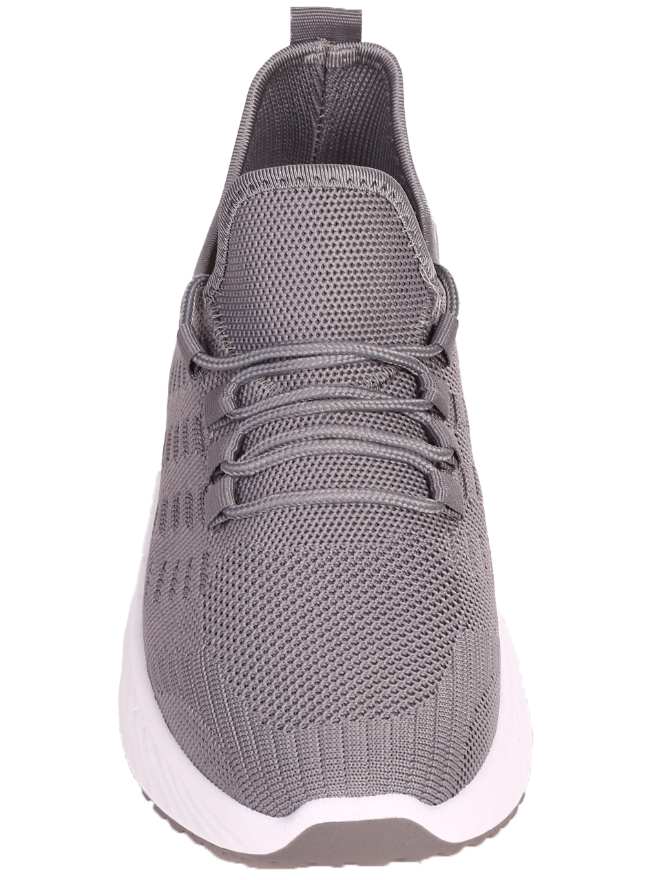 Ежедневни мъжки комфортни обувки в сиво 7U-23216 grey