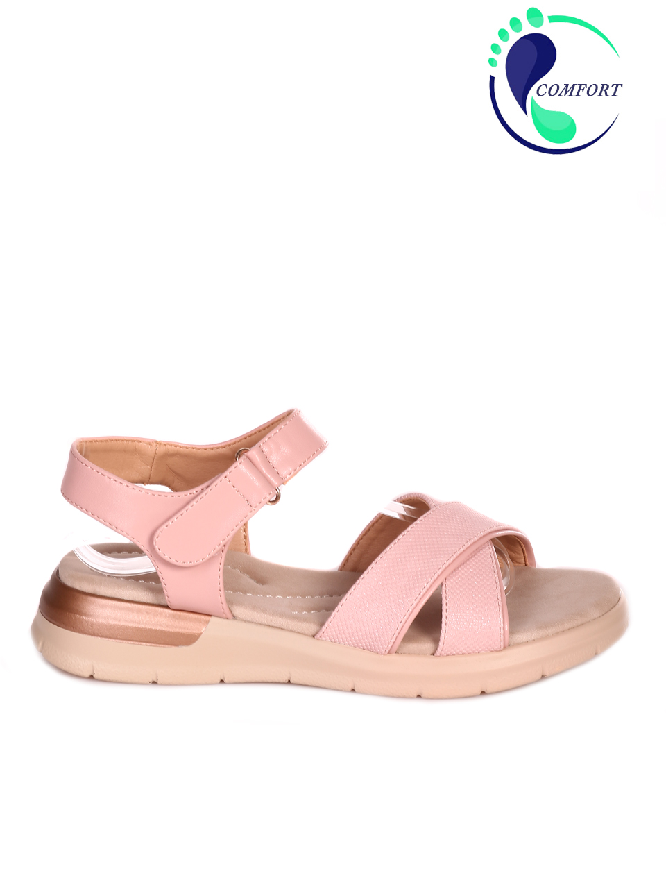 Ежедневни дамски комфортни сандали в розово 4H-23119 pink