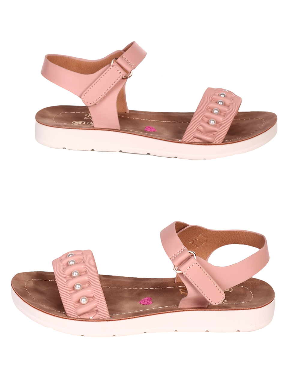 Ежедневни детски комфортни сандали 17F-23242 pink