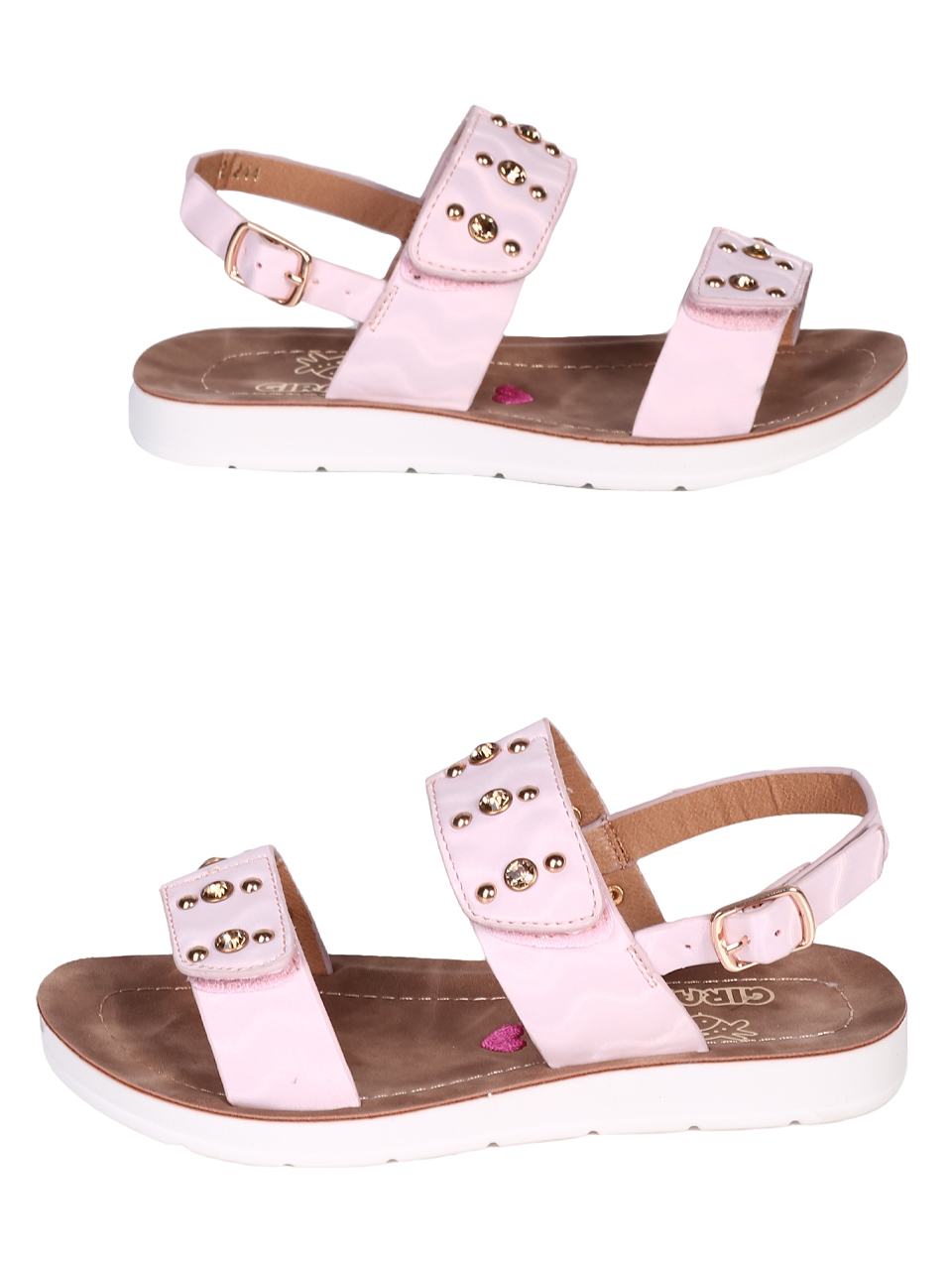 Ежедневни детски сандали в розово 17F-23244 pink