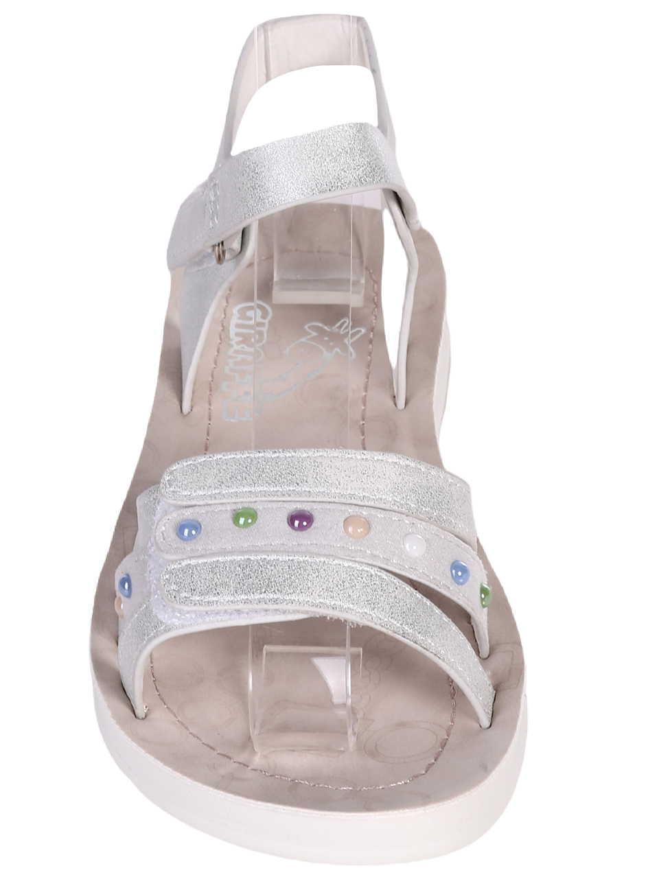 Ежедневни детски комфортни сандали в бяло 17F-23245 white
