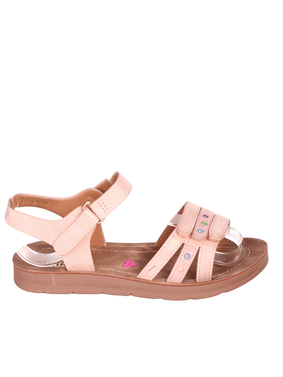 Ежедневни детски комфортни сандали в розово 17F-23245 pink