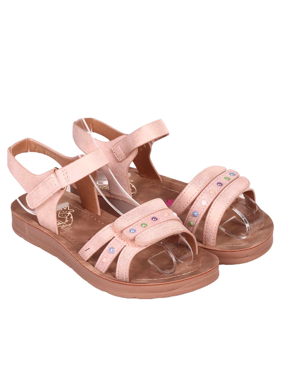 Ежедневни детски комфортни сандали в розово 17F-23245 pink