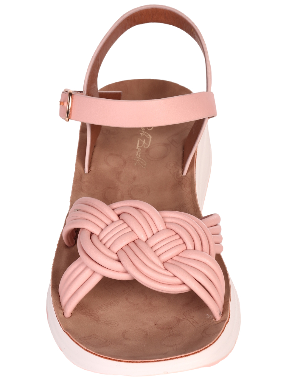 Ежедневни дамски сандали на платформа в розово 4F-23249 pink