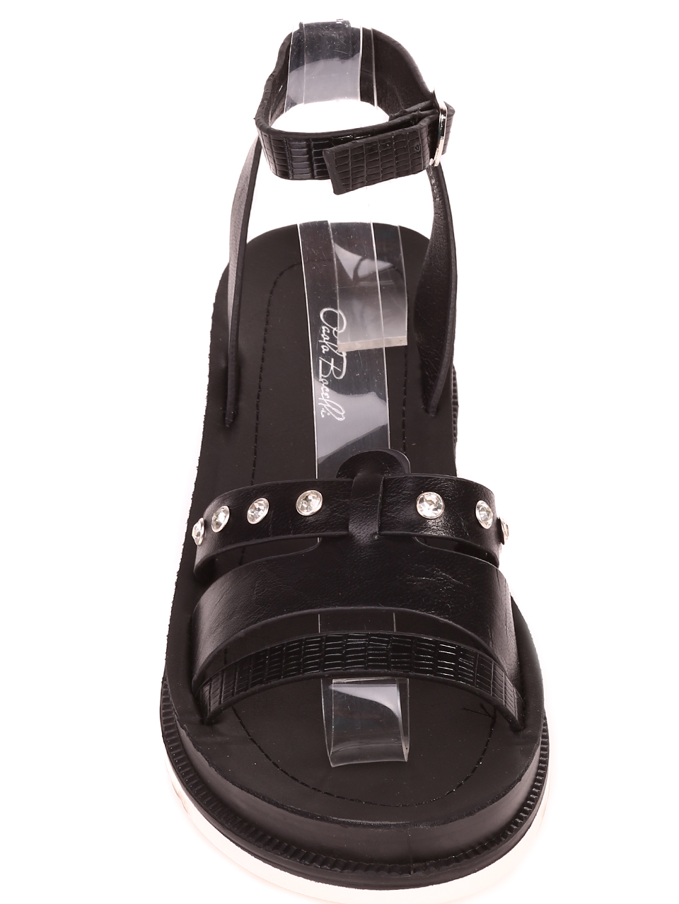 Ежедневни дамски сандали на платформа в черно 4F-23257 black