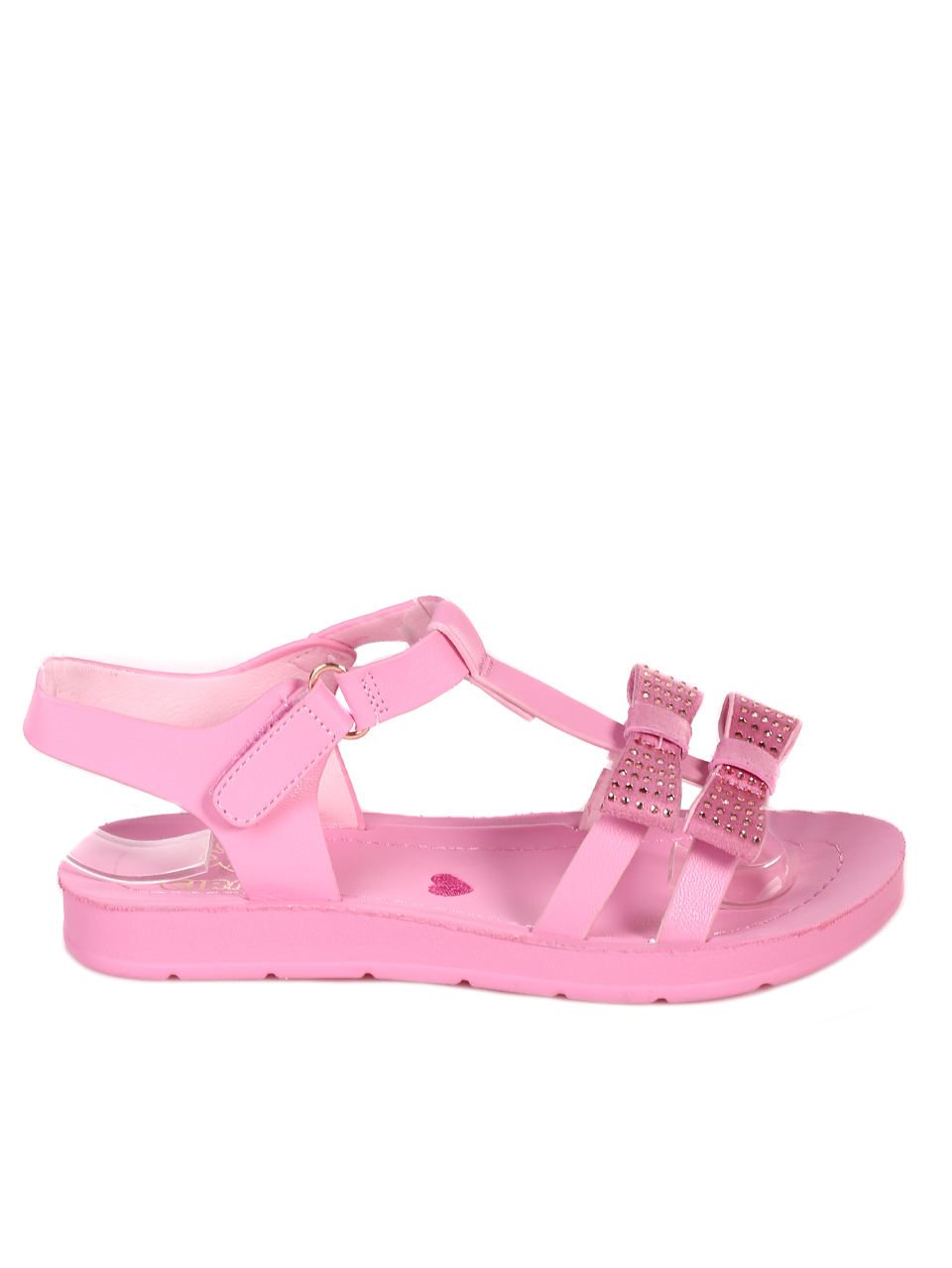 Ежедневни детски комфортни сандали в розово 17F-23239 pink