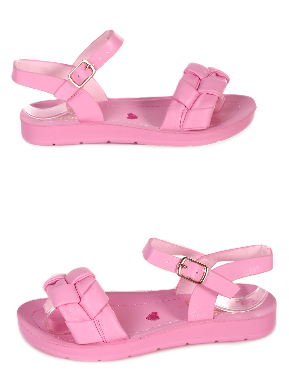 Ежедневни детски комфортни сандали в розово 17F-23240 pink