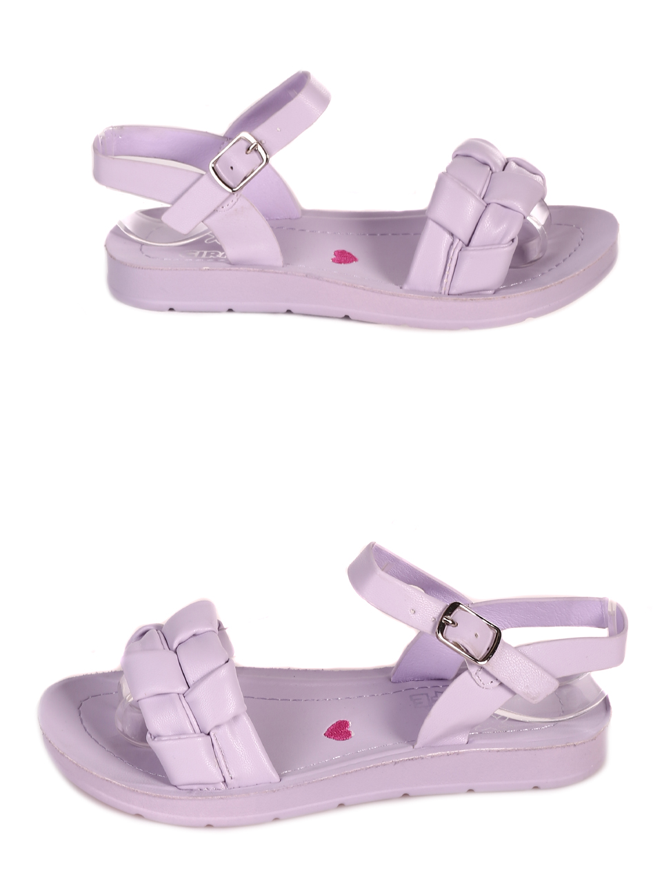 Ежедневни детски комфортни сандали в лилаво 17F-23240 purple
