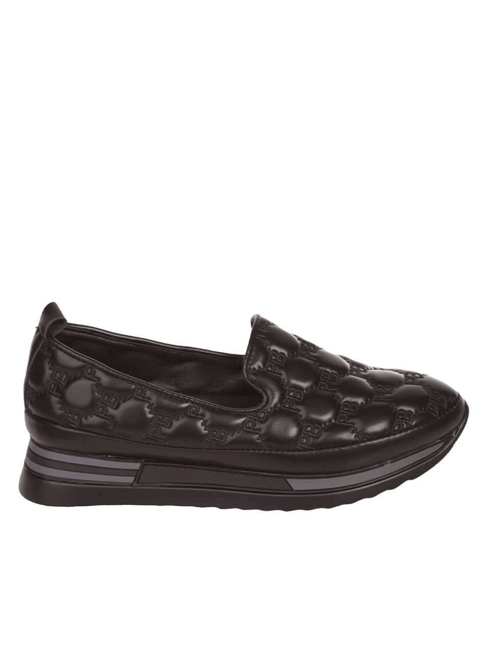 Данаки мокасаини в черно 3C-23538 black