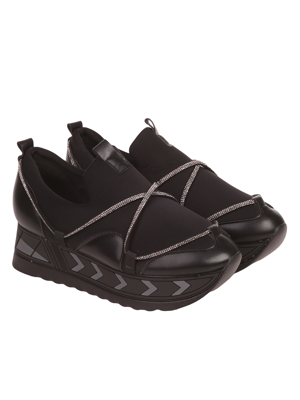 Дамски обувки в черно 3C-23585 black