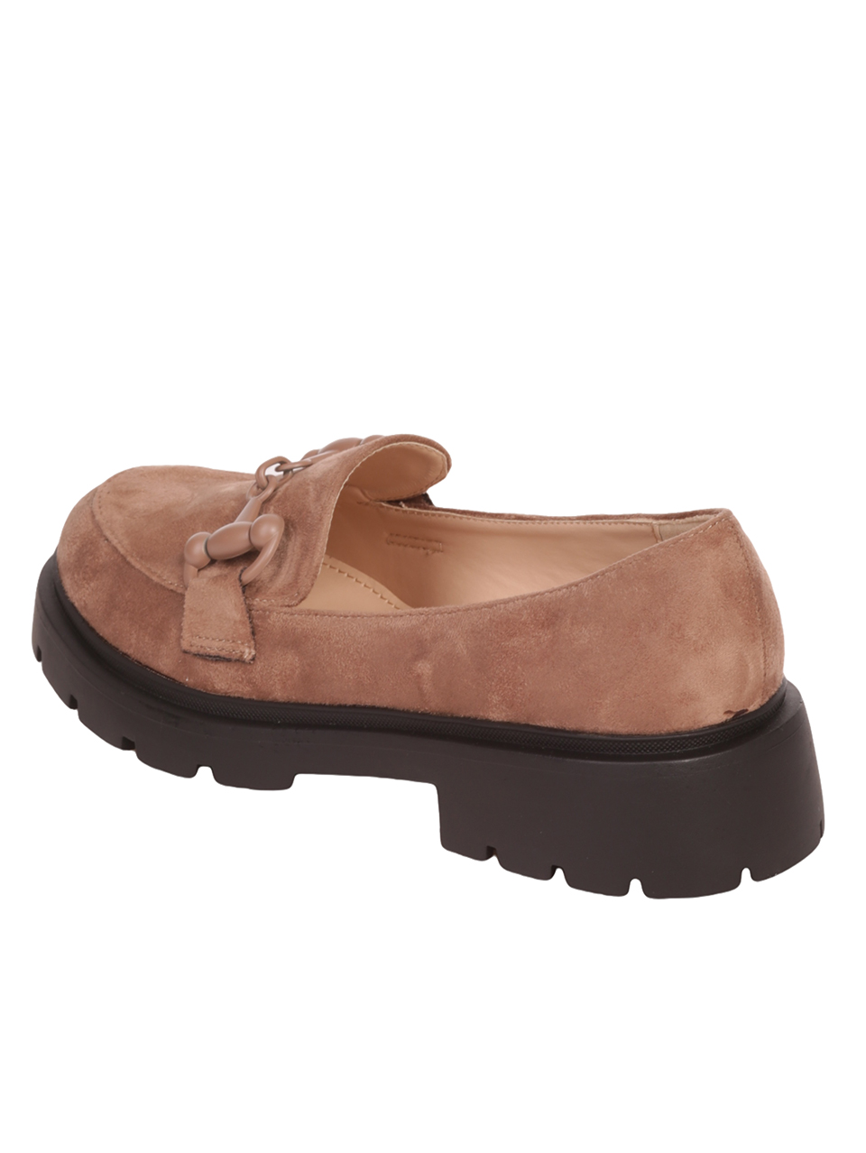 Дамски мокасини в кафяво 3M-23631 khaki