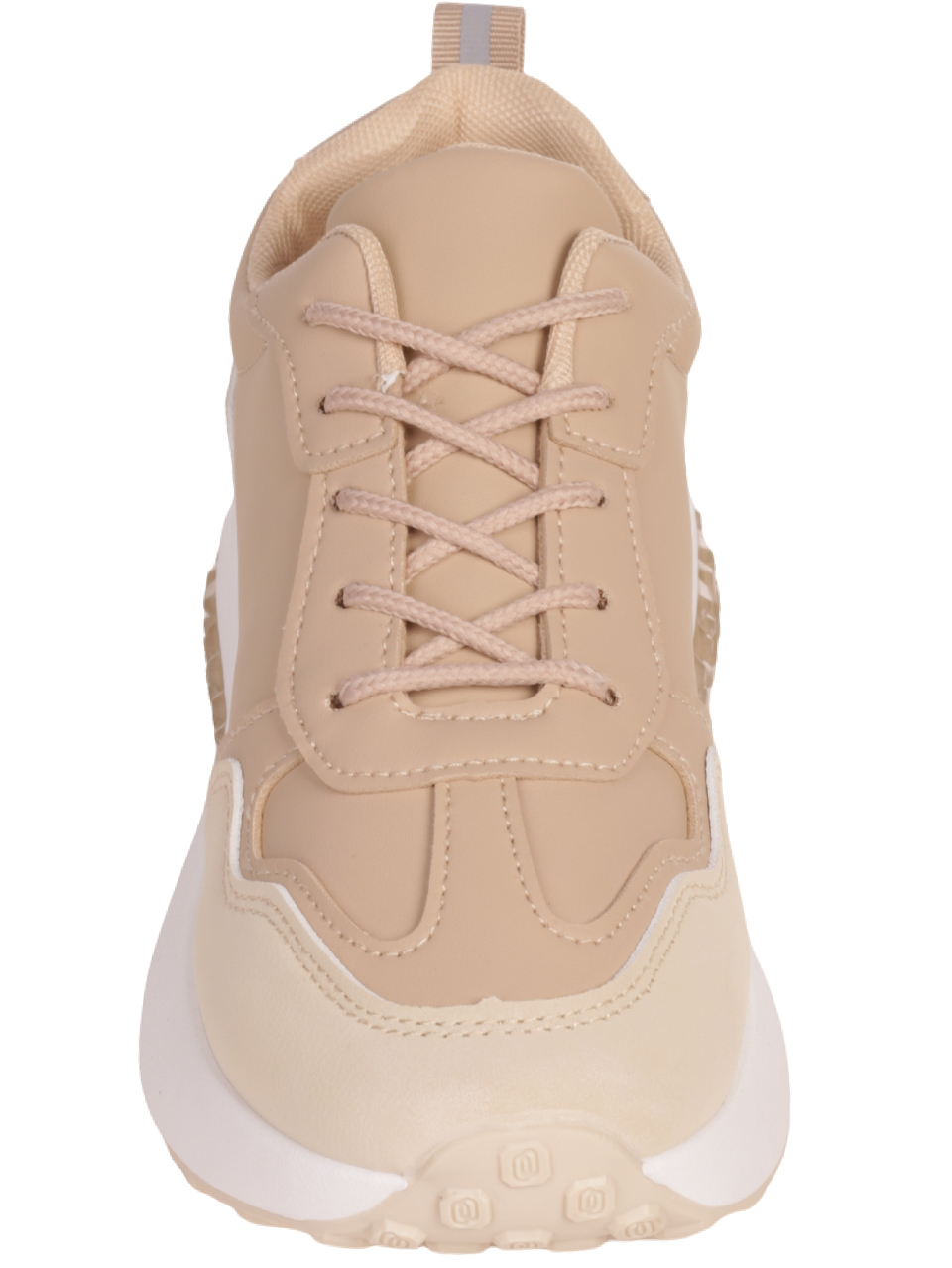 Ежедневни дамски обувки в бежово 3U-23557 beige