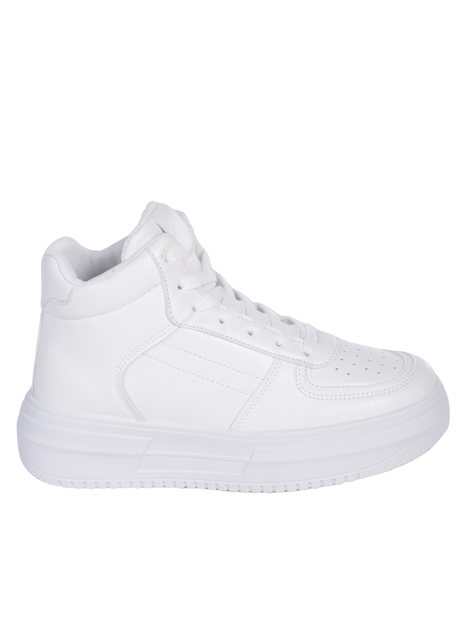 Ежедневни комфортни кецове в бяло 2U-23561 white