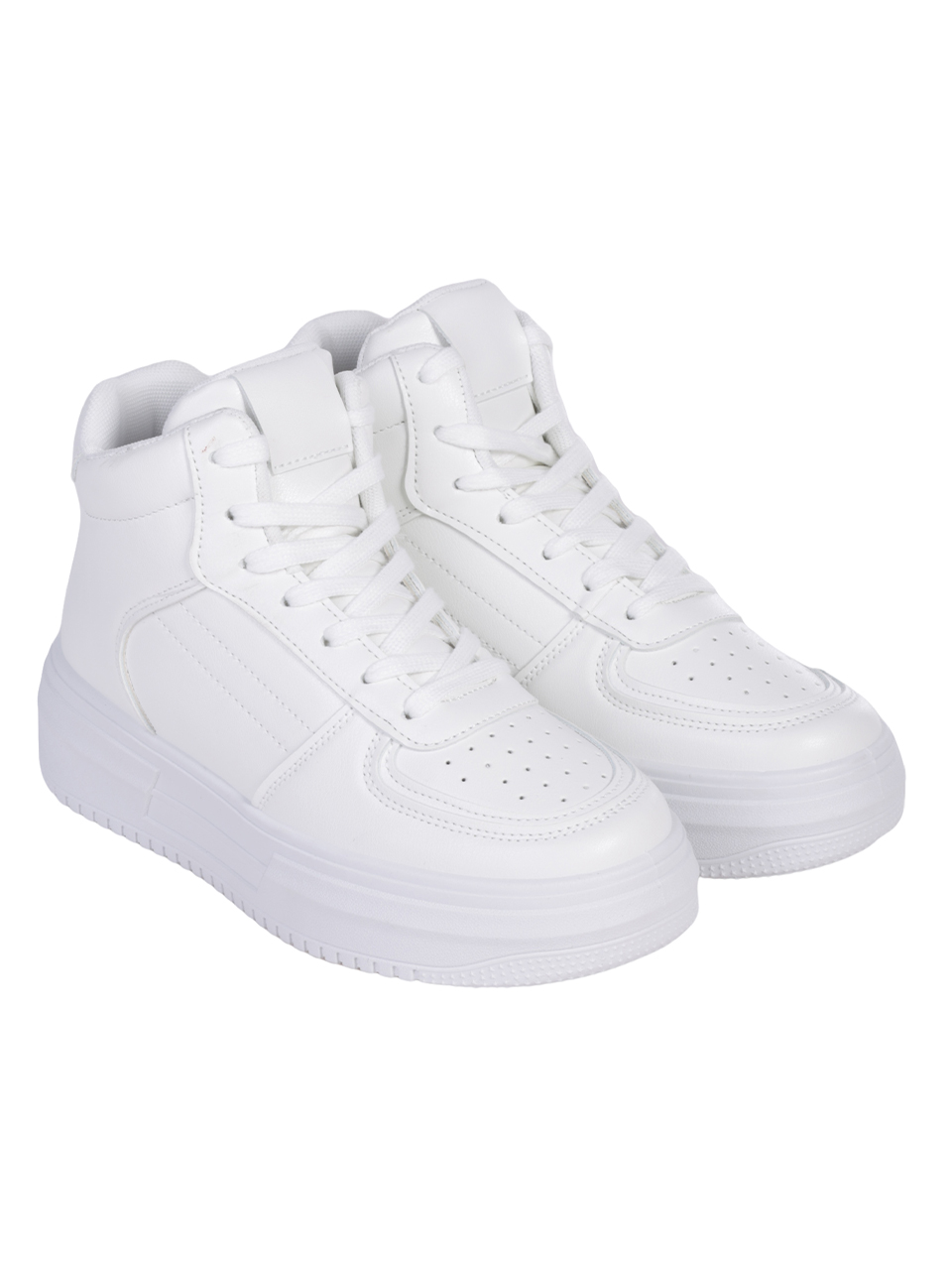 Ежедневни комфортни кецове в бяло 2U-23561 white