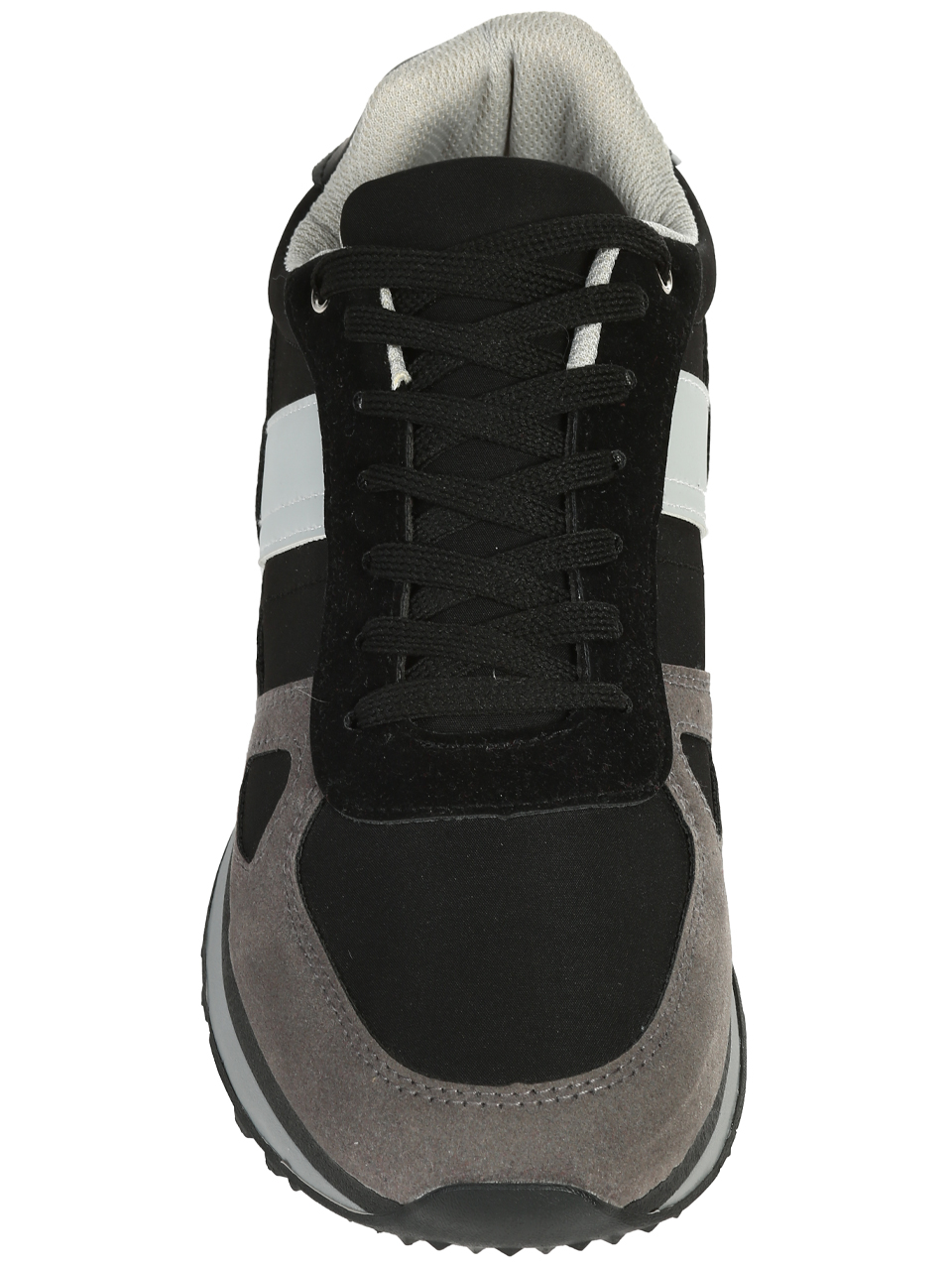 Мъжки обувки в черно и сиво 7U-23574 taupe