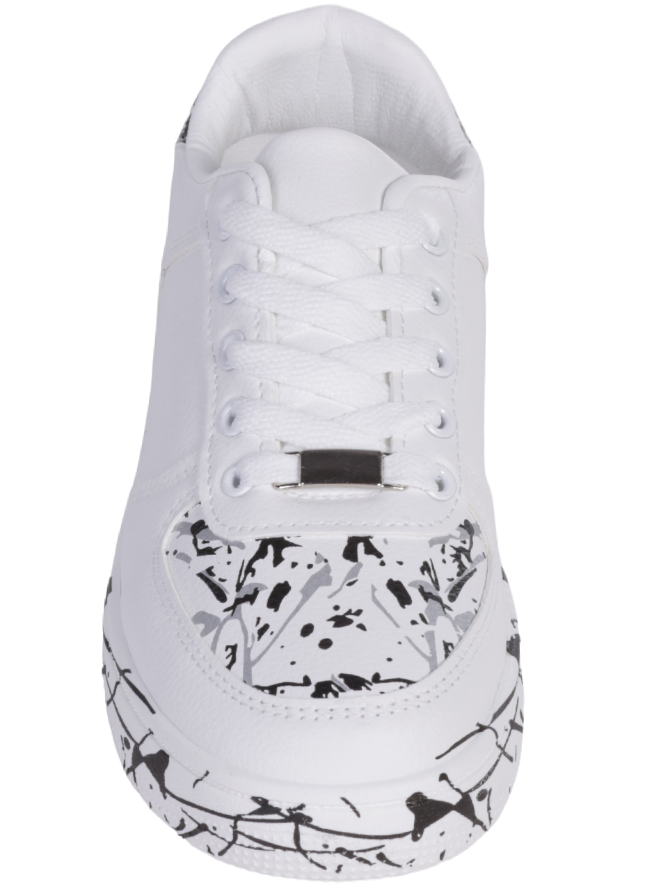 Ежедневни дамски кецове в бяло 3U-23559 white