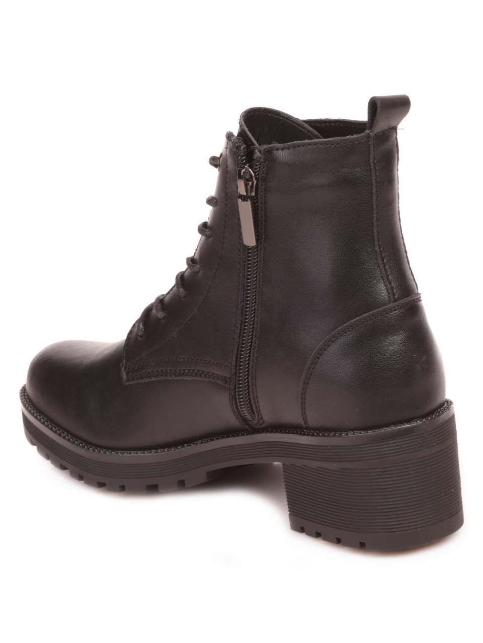 Дамски боти от естествена кожа в черно 2AF-23542 black