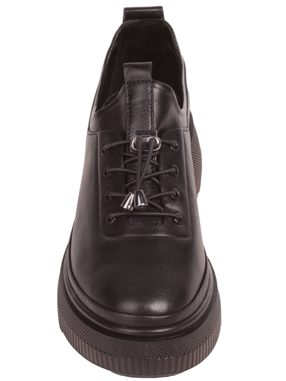 Дамски обувки от естествена кожа в черно 3AT-23724 black