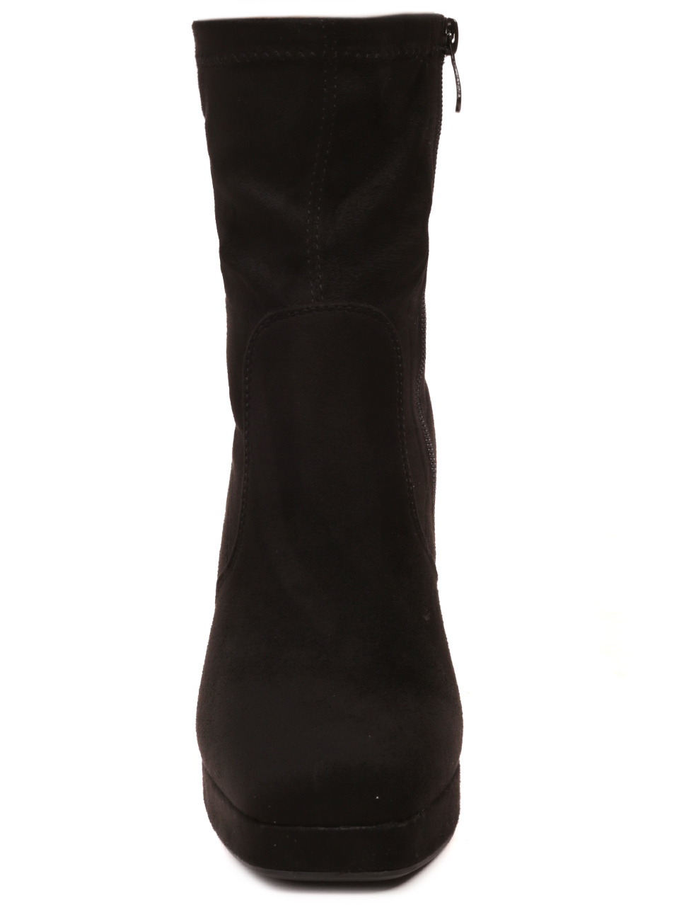 Дамски класически боти в черно 2R-23507 black mf