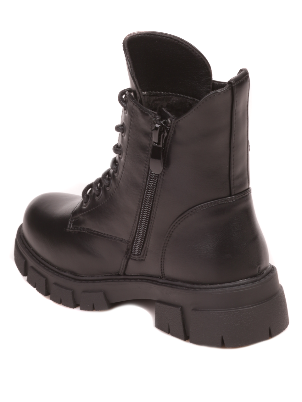 Детски бoти в черно 19R-23582 black