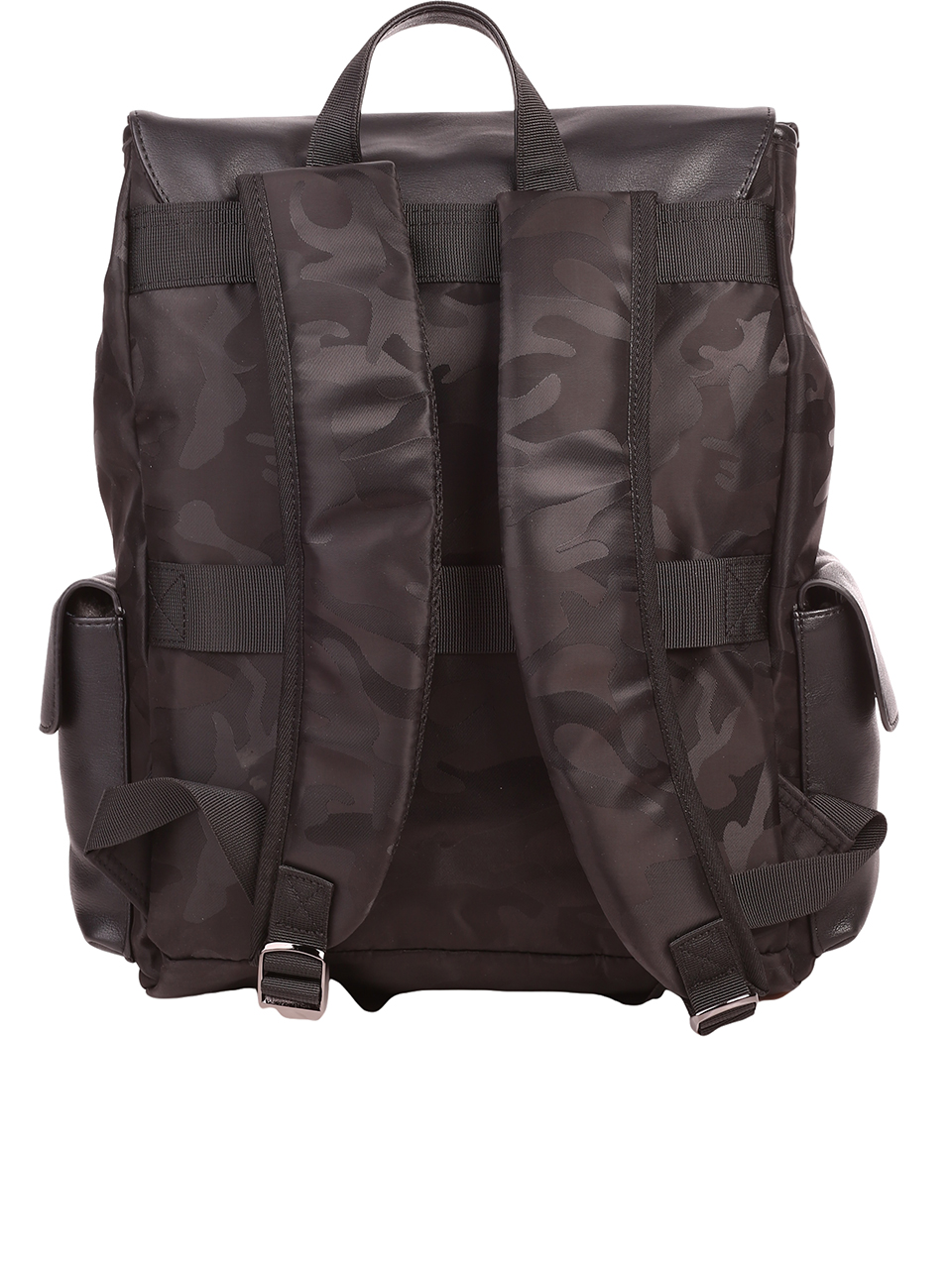 Раница за лаптоп в черно с комуфлажна шарка 9AT153-013 black/camouflage
