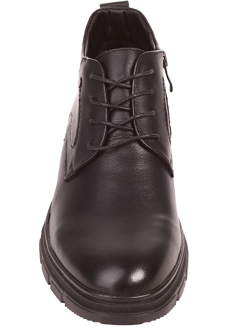 Елегантни мъжки боти от естествена кожа 6I-23617 black