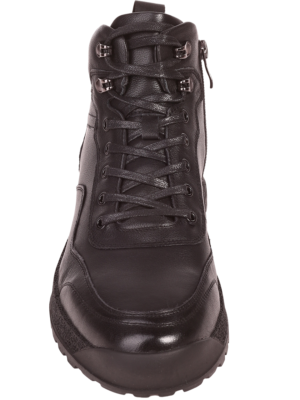 Ежедневни мъжки боти от естествена кожа  6I-23624 black