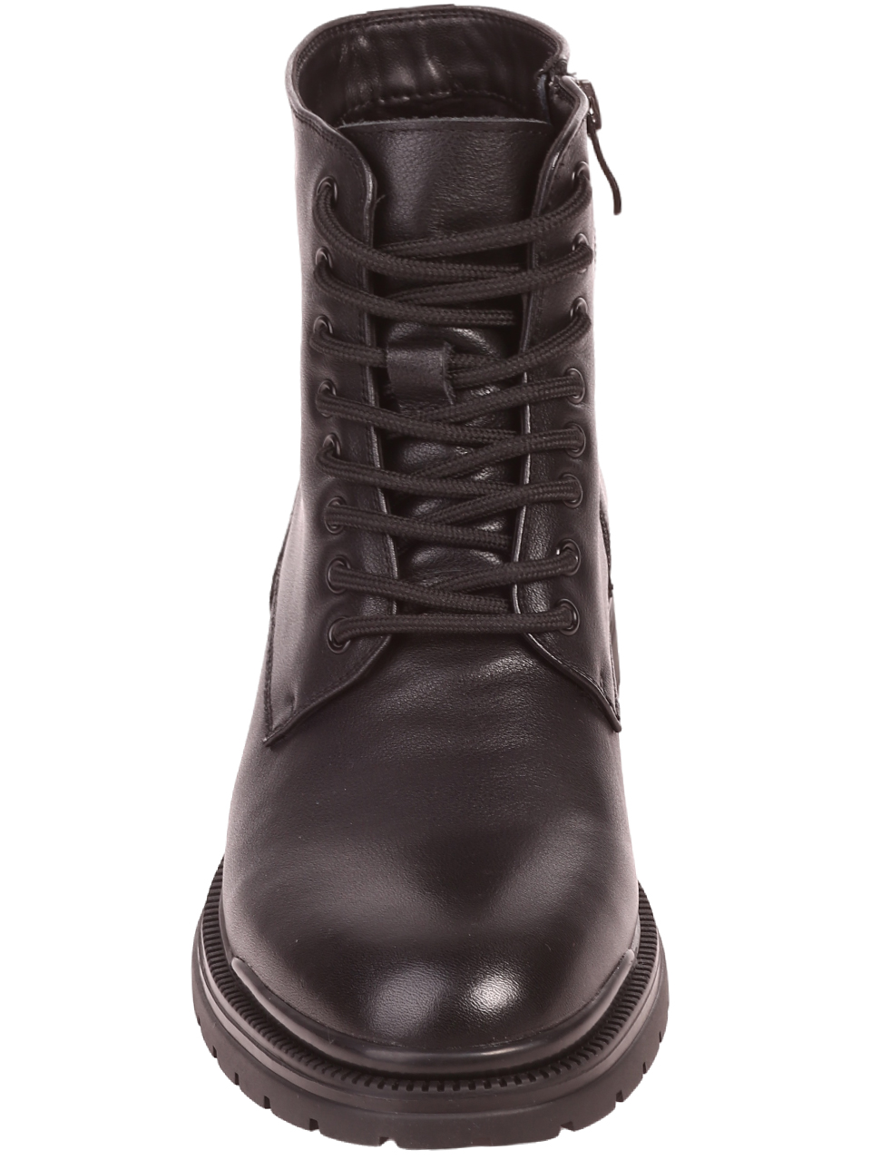 Ежедневни мъжки боти от естествена кожа  6I-23630 black
