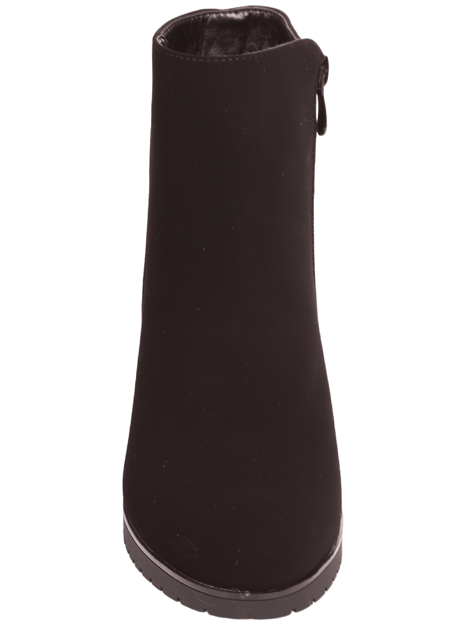 Елегантни дамски боти в черно 2R-23575 black nubuck