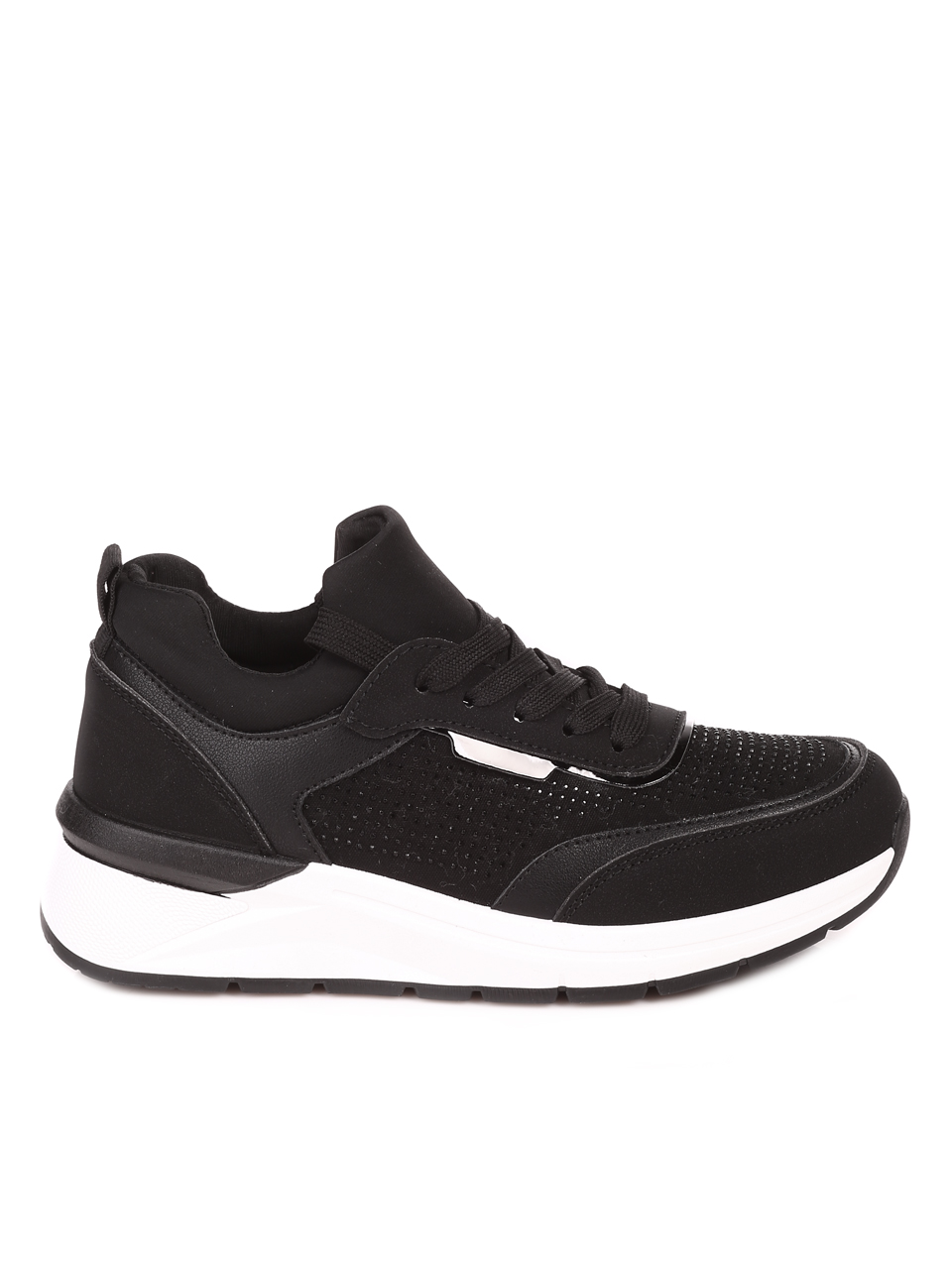 Ежедневни дамски обувки в черно 3U-23554 black