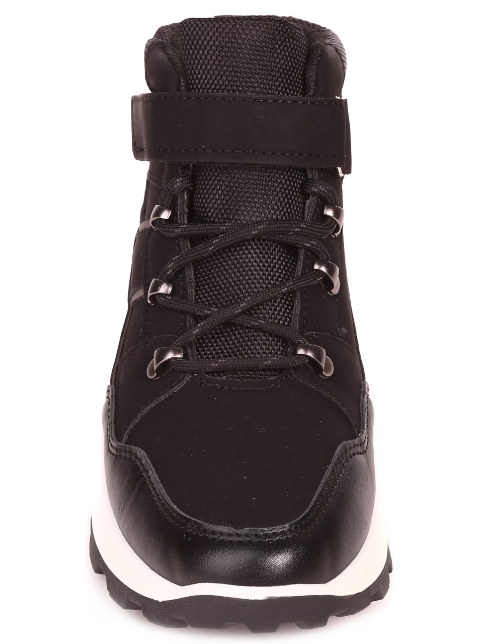 Юношески боти в черно  14U-23566 black